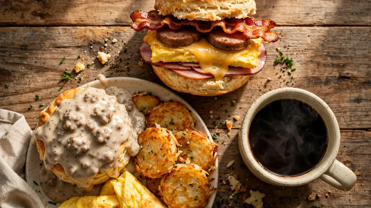 Hardee's Breakfast Menu