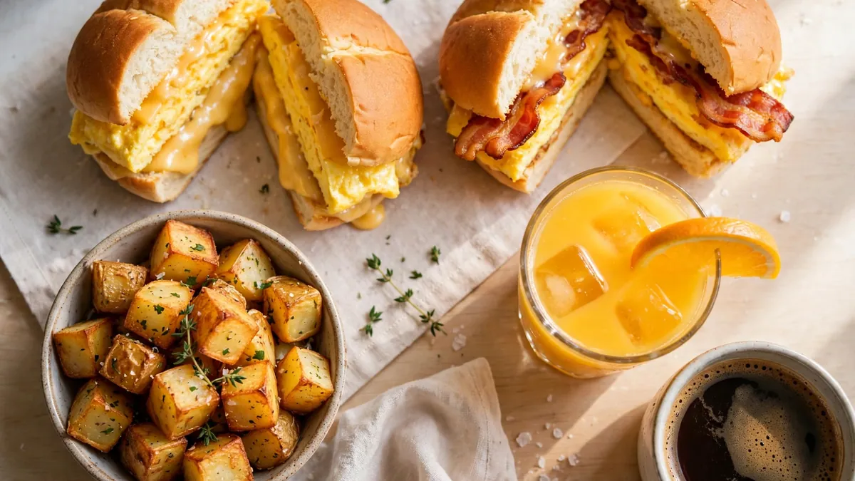 Shake Shack Breakfast Menu with a Wake Up Shack, an Egg N' Cheese Sandwich, Hashbrowns and coffee